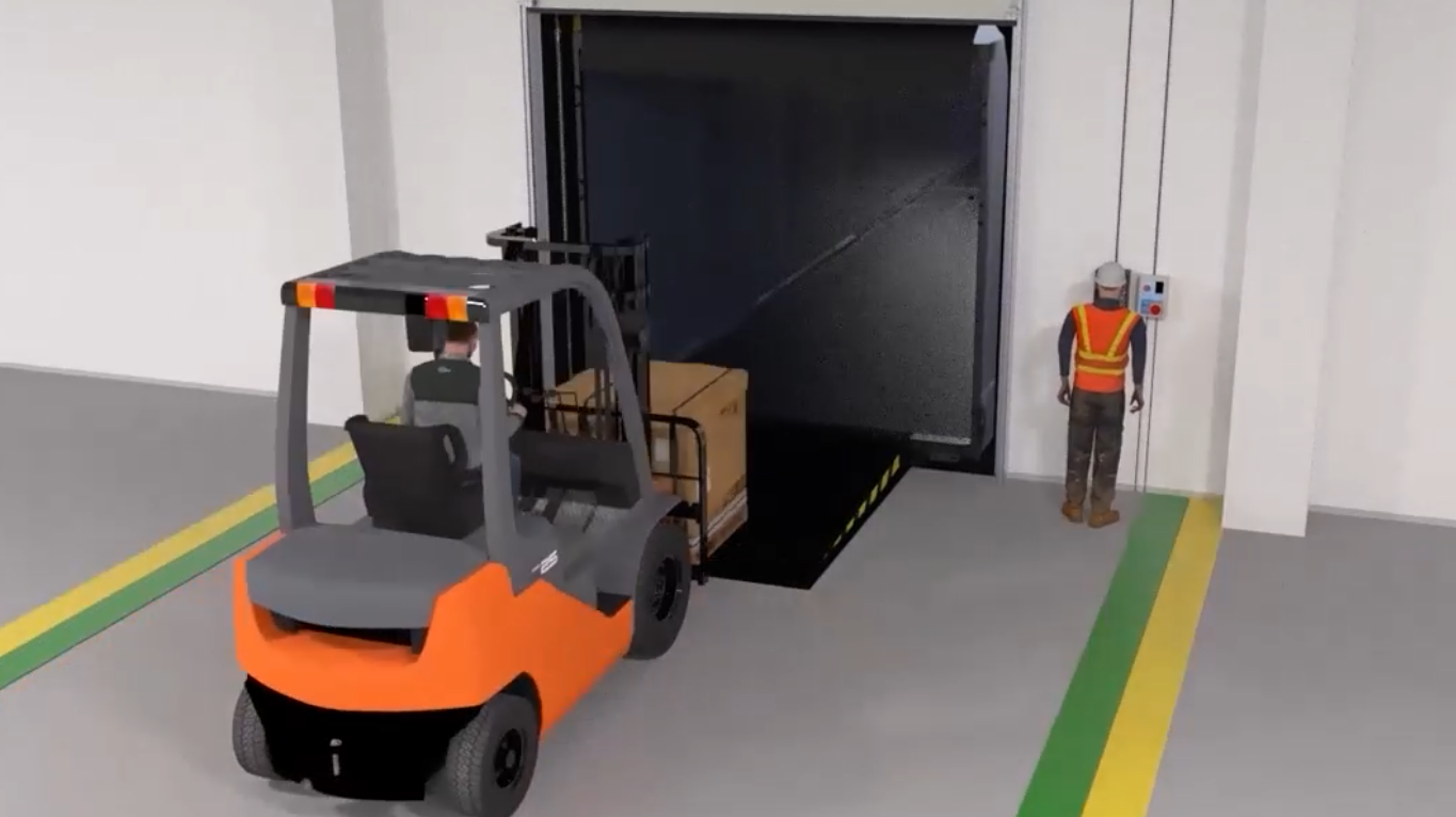 物流仓储 (内部装车画面)