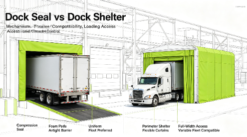 Dock Shelter vs Dock Seal: Which Solution Fits Your Loading Dock?